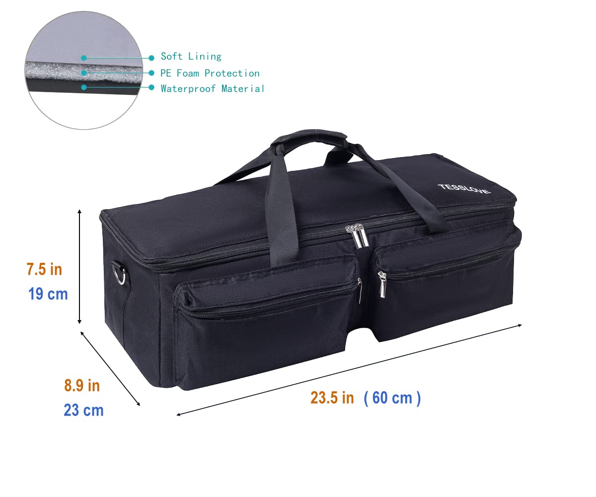 Étui de transport compatible avec Cricut Explore Air, Cricut Explore Air 2, Cricut Explore 1 et Cricut Maker, sac fourre-tout pour machine à découper, sac pour machine à découper, rembourrage