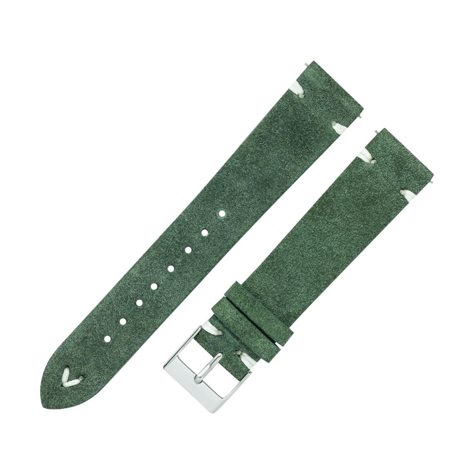 Generico NASUNJIA Cinturini For Orologi In Pelle Scamosciata Fatti A Mano For Uomo Donna Cinturini Multicolori Da 18 Mm 20 Mm