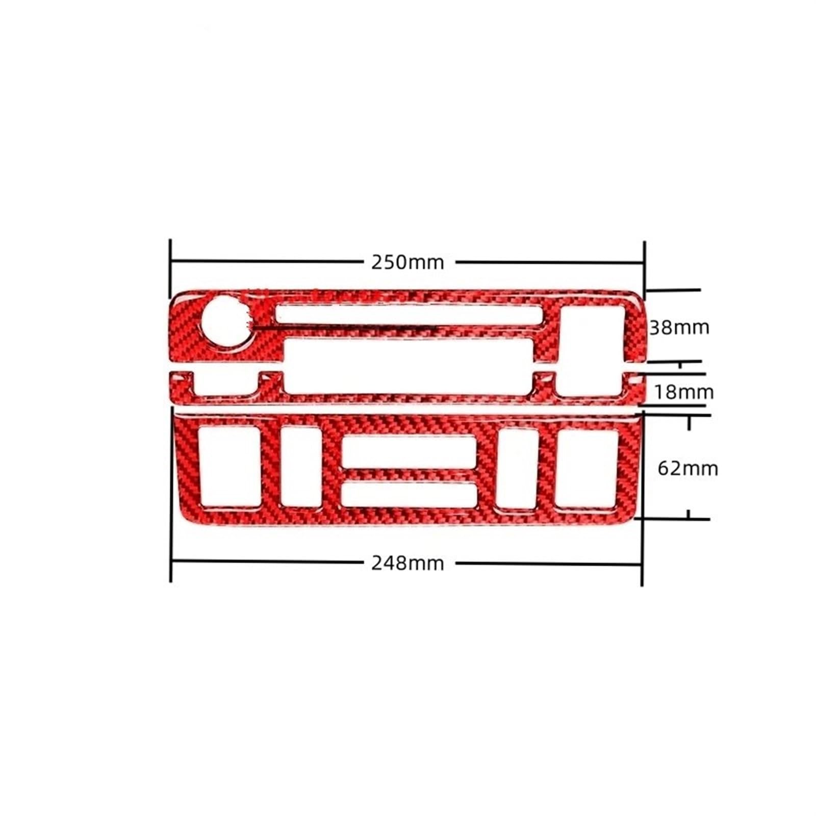 Kit De Cubiertas Decorativas De Fibra De Carbono Para BMW Serie 3 E46 (1997-2004) - Consola Central Y Panel De Cambios