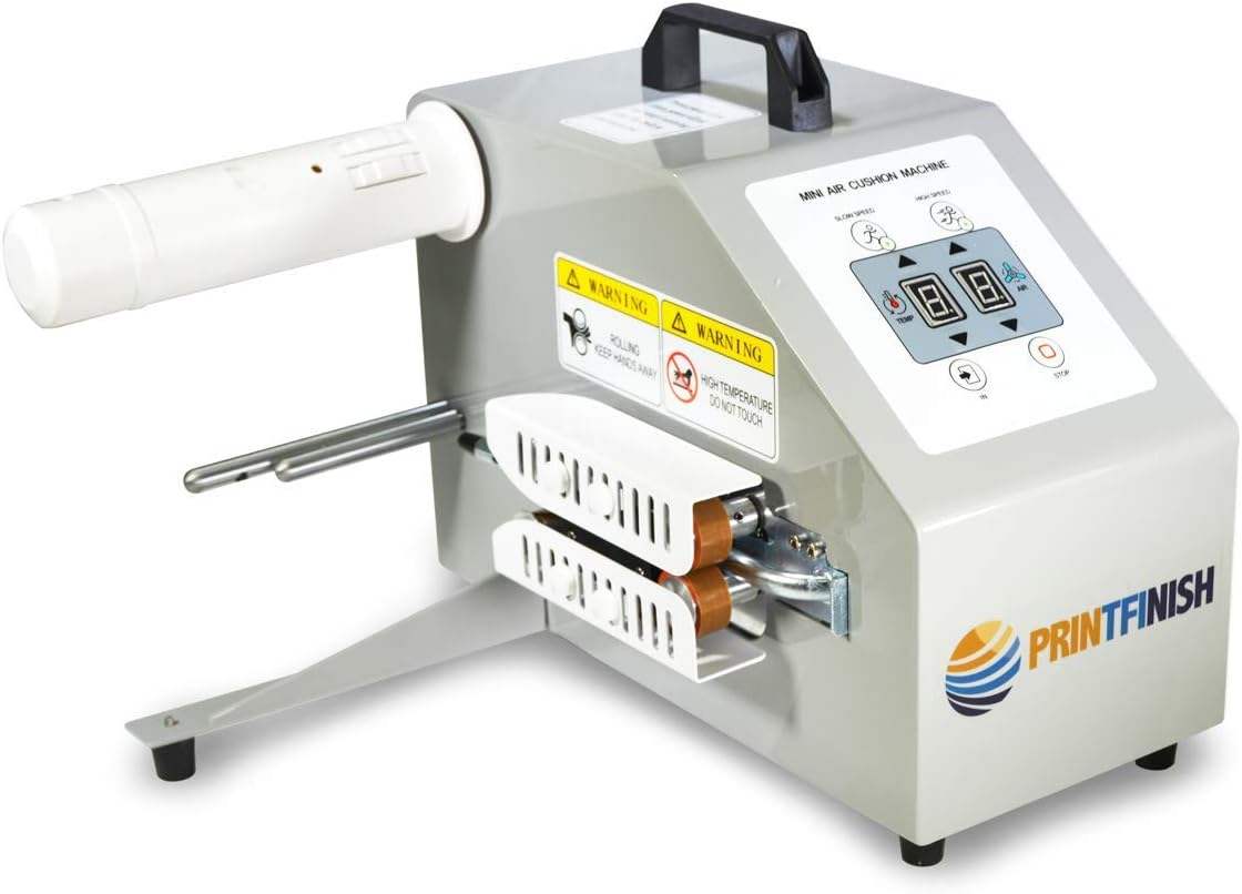 PPE Super Fast Air Cushion Machine - Bubble Pillow Easy to Use, Heating and Inflating Films Up 52ft per Minute Maker Inflatable Packaging Heavy Duty