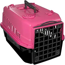 Mecpet Caixa Transporte Mec Podyum 1 Rosa Para Cães