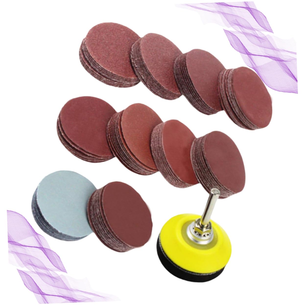 PartyKindom 100 Pièces Tête De Meulage Corindon Rouge Tige Meulage