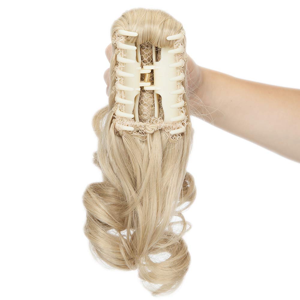 32"(81cm) SEGO Coleta Postiza Larga Pelo Sintético Se Ve Natural [Castaño Oscuro] Extensiones de Cabello Clip Cola Lisa Ponytail Extension (140g) — view 21