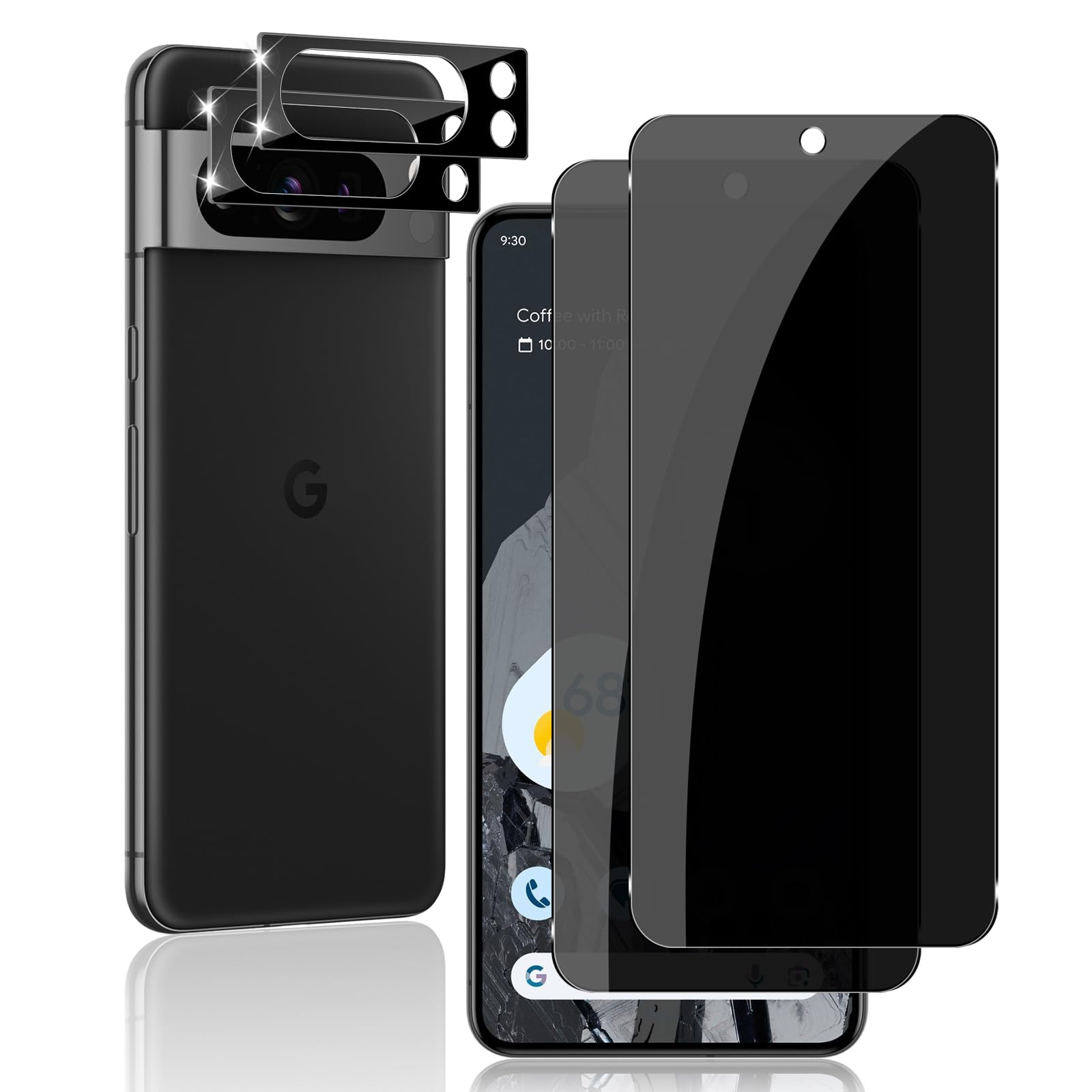 Verre Trempé Anti-espion - WOODOURS - Google Pixel 10 Pro