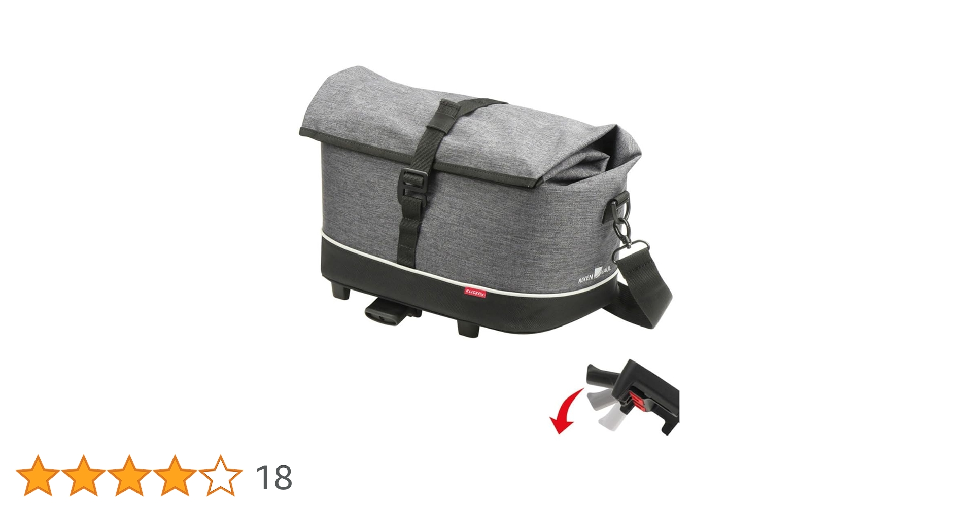 Amazon.co.jp: KlickFixラゲッジキャリアバッグラックパック