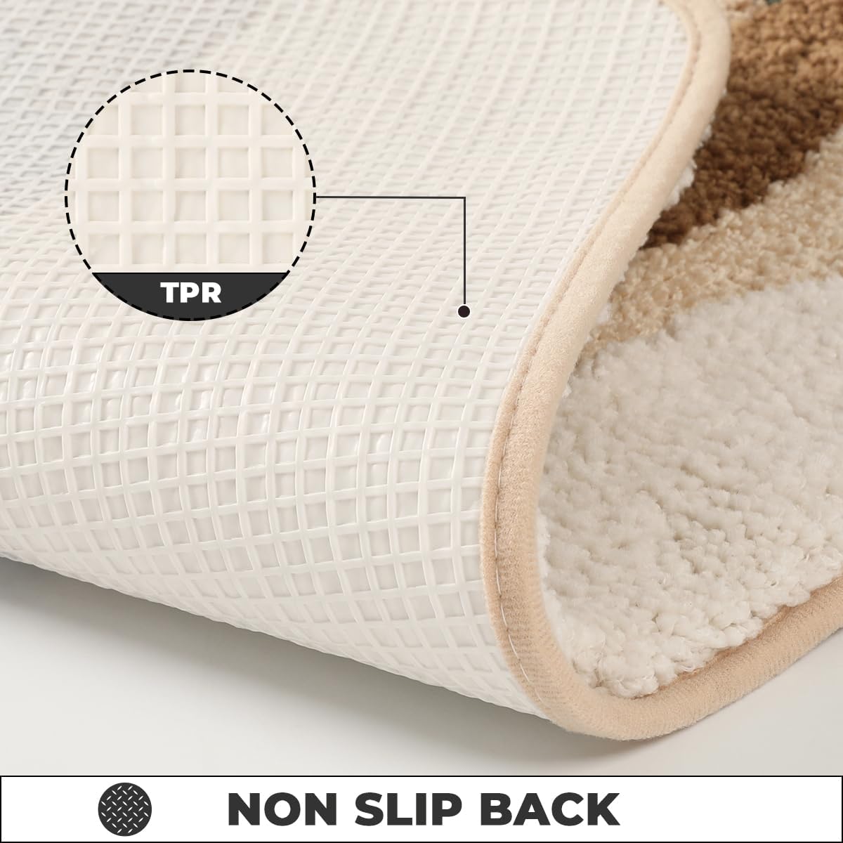Luxury Bath Mat Super Absorbent and Non Slip Bathroom Rug Forest Mat Machine Washable Soft Microfiber Rug for Dining Room, Living Room and Tub (Deserts, 31"x20")