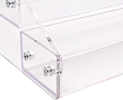 Miniatura 4 de Kingtaily Organizador de 7 capas de gran capacidad, acrílico transparente para uñas, aceite esencial, lápiz labial y gafas de sol