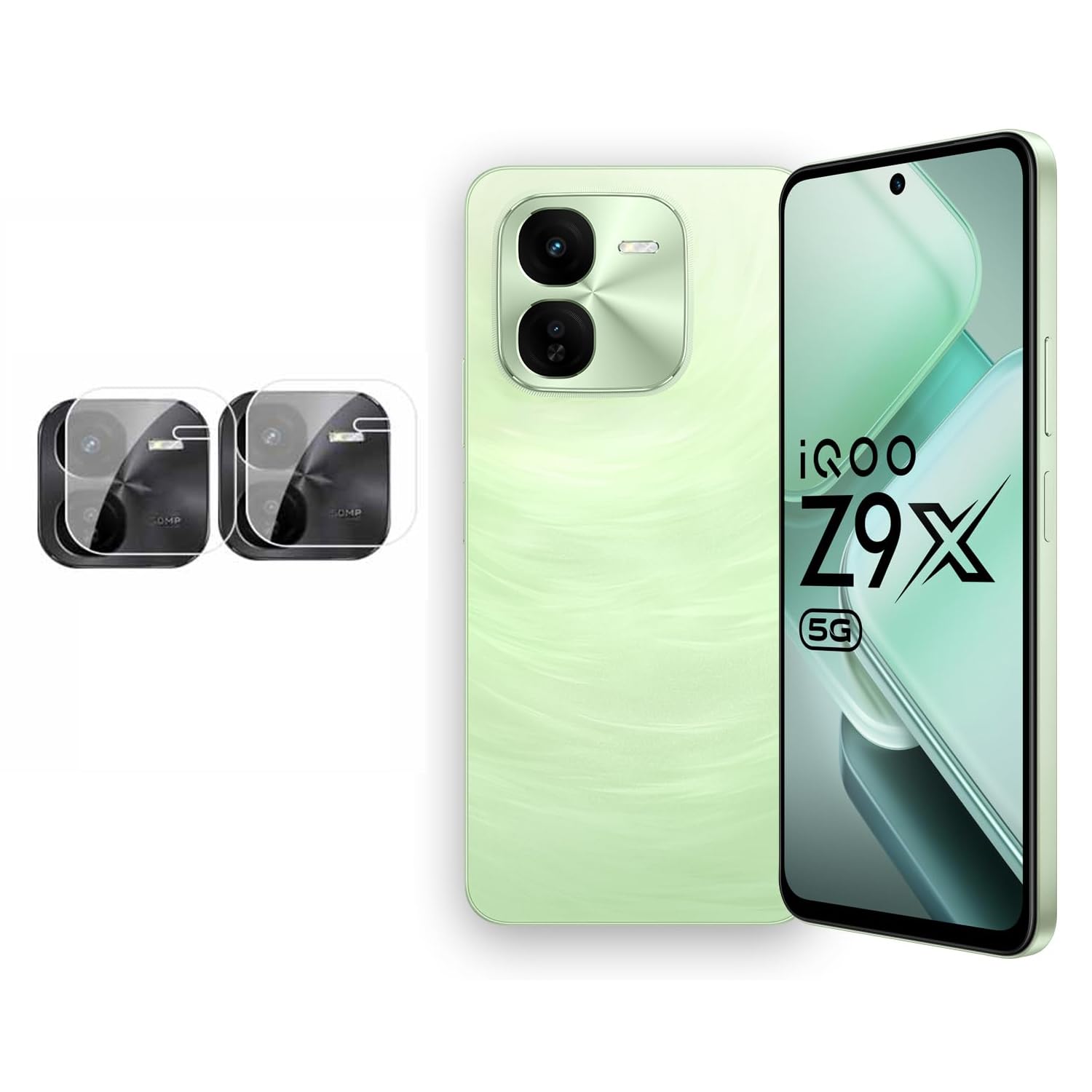 Camera Lens Protector for iQOO Z9x 5G, Anti-Shock, Anti-Scratch, Clear Tempered Glass, 2 Pack (B0D5DSK6QX) Amazon Price History, Amazon Price Tracker