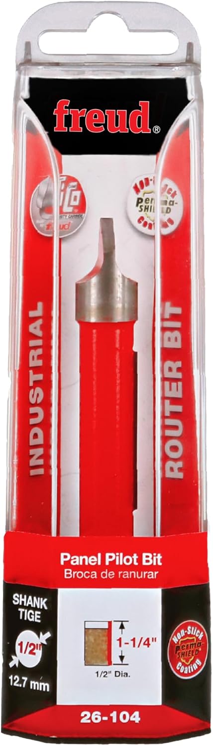 Freud 26-104: 1/2" (Dia.) Panel Pilot Bit with 1/2" Shank