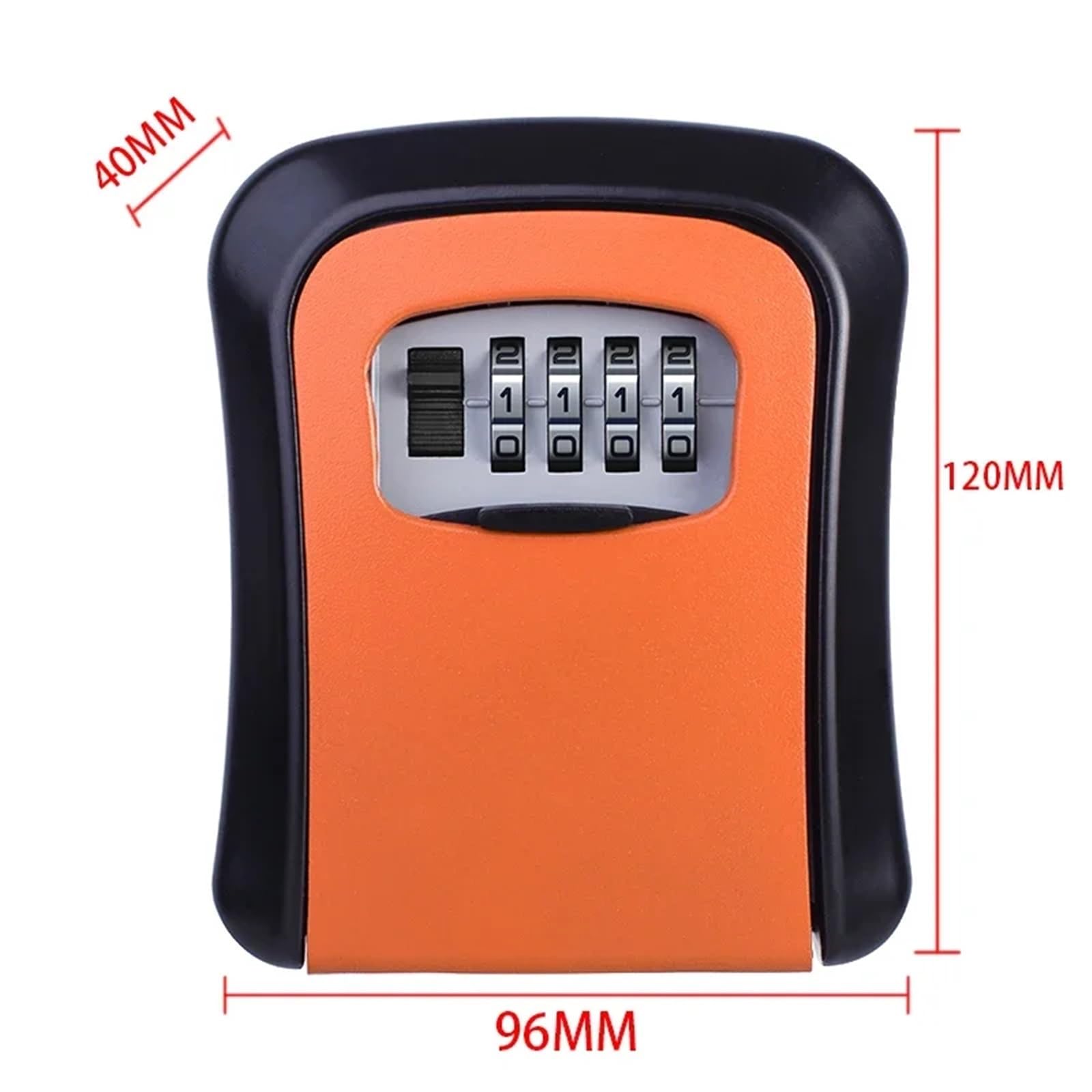 Caja de seguridad resistente a la intemperie para llaves de pared, almacenamiento combinado de contraseñas para un acceso seguro a llaves y objetos de valor, diseño impermeable