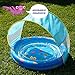SunSmart Lazy River Kiddie Pool with Two Toy Duckies, Inflatable Kids Pool with Removable UPF50 Sunshade Canopy, Heavy Duty Toddlers Pool