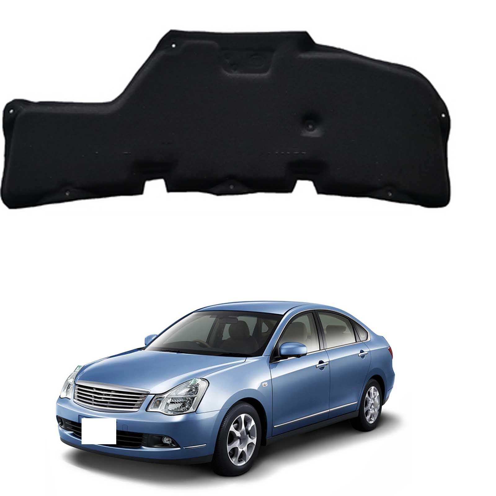 Papep Normal Heat Shield & Soundproof Cotton For Nissan Sylphy 2006-2011, Bonnet Engine Insulation Mat, Noise Reduction Thermal Liner Cover For Car Hood