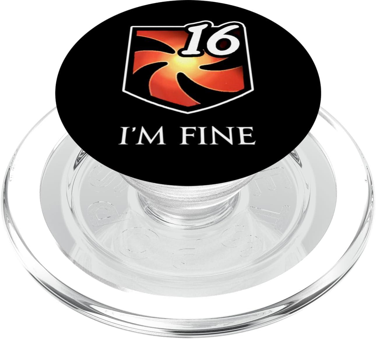 I'm fine - Vulnerability Stacks Fantasy MMORPG PopSockets PopGrip for MagSafe