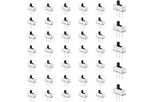 40Pcs SS12D00G3 3-Pin 2-Position SPDT 1P2T PCB Panel Mini Vertical Slide Switch 0.5A 50V DC
