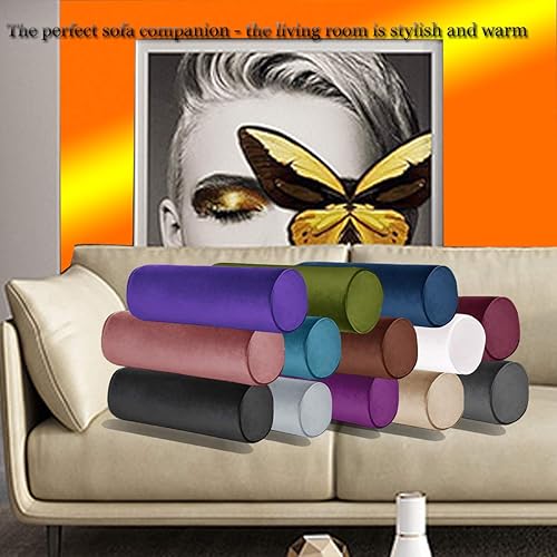 Miniatura 6 de Tinbolunce Almohada de cuello redondo de espuma viscoelástica para dormir, alivio del dolor de cuello, dormir lateral y boca abajo, sofá de silla de