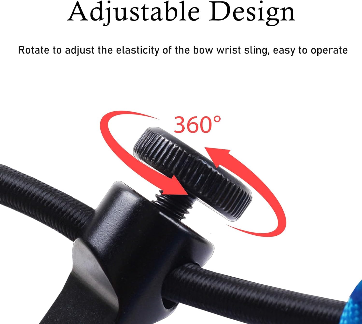 Archery Bow Wrist Sling, 550 Paracord Adjustable Braided Wrist Strap