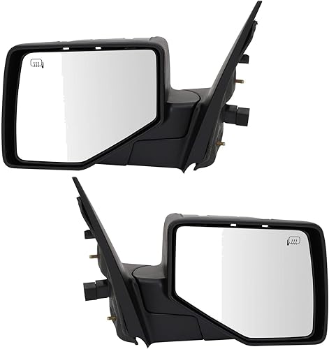 Miniatura 9 de Espejos retrovisores laterales eléctricos cromados, juego de par izquierdo y derecho para camioneta Ram 94-97