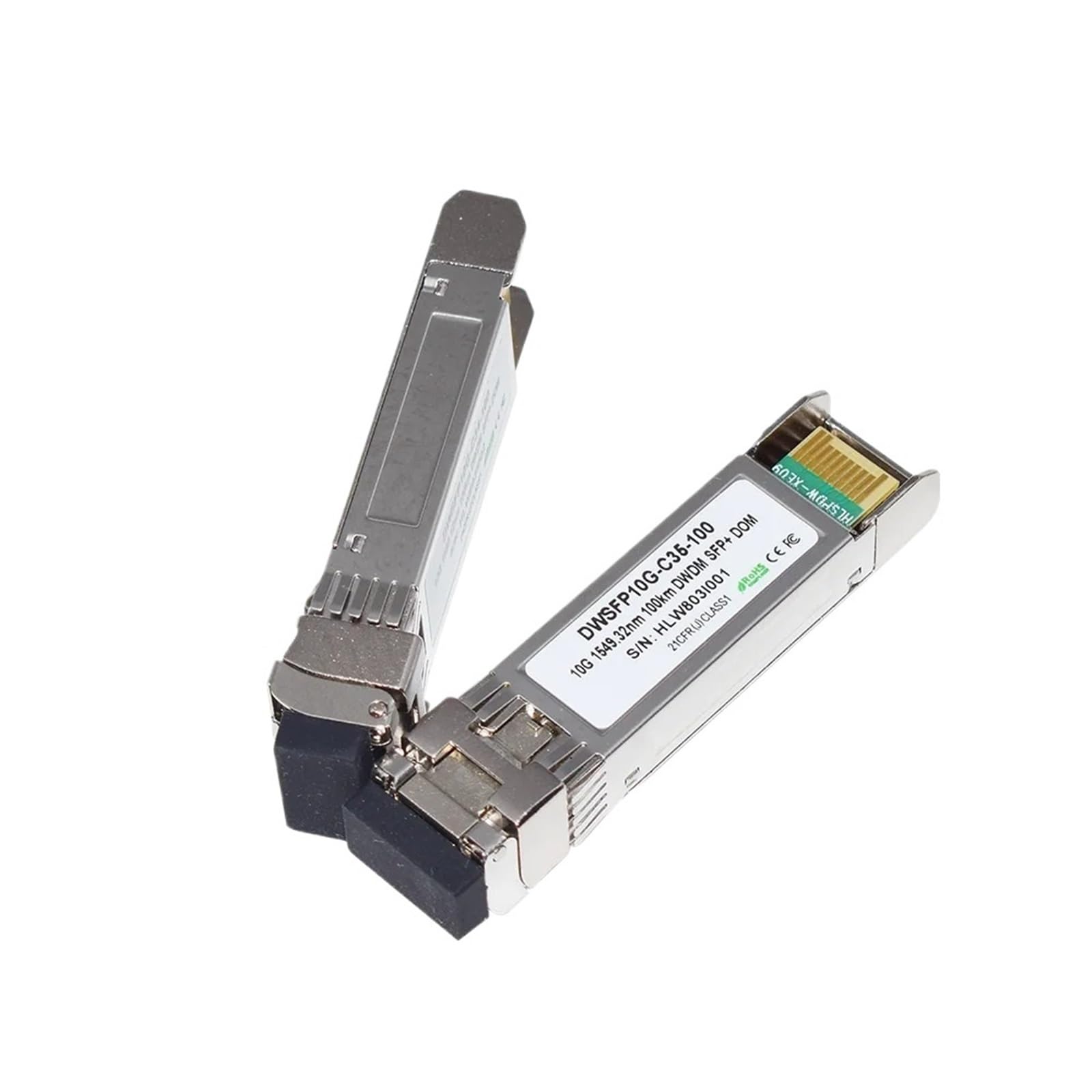 10GBASE-ZR 10G DWDM 100KM Longue Distance C17-C61 Duplex LC 40km DOM DWDM SFP+