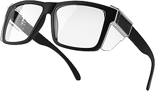 INTETEK Photochromic Anti Bluelight UV400 Auto-Darkening Clear to Smoke Lens Transitional ANSI Z87.1 Safety SunglassesGlasses