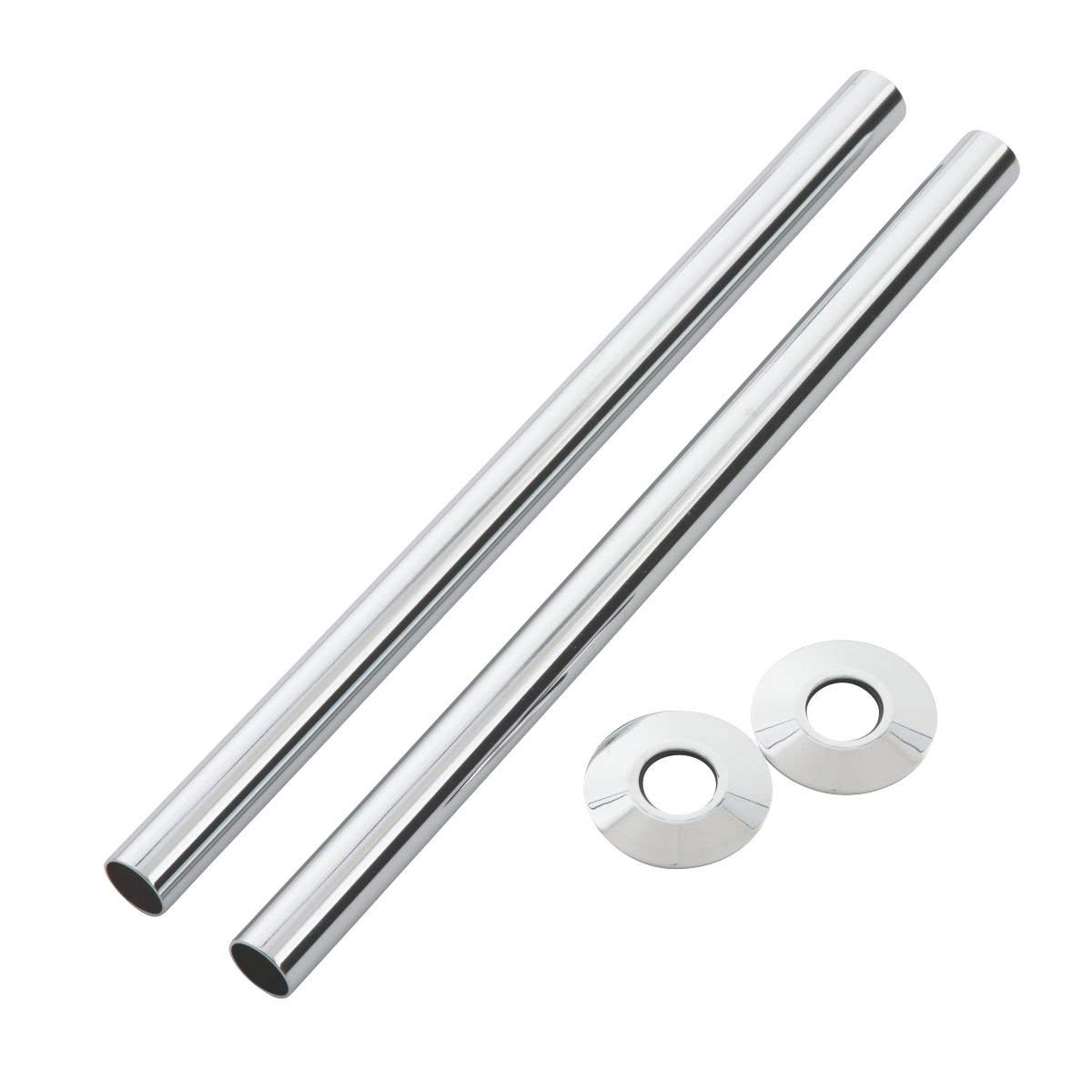Arroll Pipe Shroud Kit Chrome 300 x 18mm