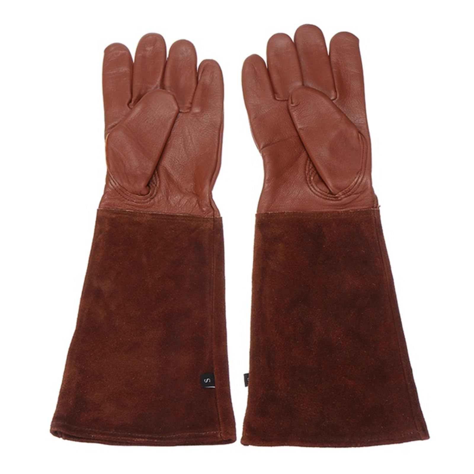 Gants de jardinage à manches longues for tailler les rosiers, multicolores, plusieurs tailles(Bruin,Medium)