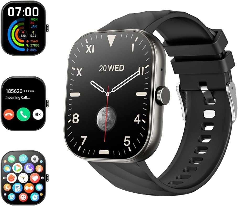 SFK Smart Watch for Men Women Answer/Make Call, FHD Touch, Health Fitness tracker Step Counter Heart… SFK Smart Watch for Men Women Answer/Make Call, FHD Touch, Health Fitness tracker Step Counter Heart…