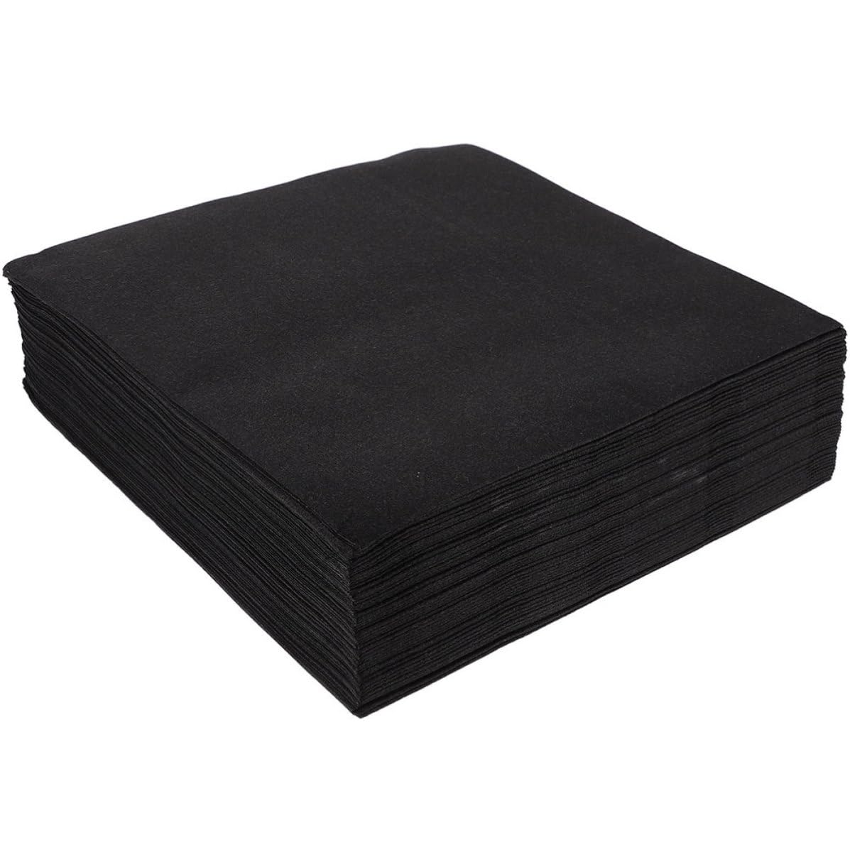 PRETYZOOM 100 Servilletas de Papel Negro Absorbentes y Elegantes para Cenas y Decoraciones de Boda, Paquete de 100 Unidades, Diseño Grueso y Preventivo de Fugas