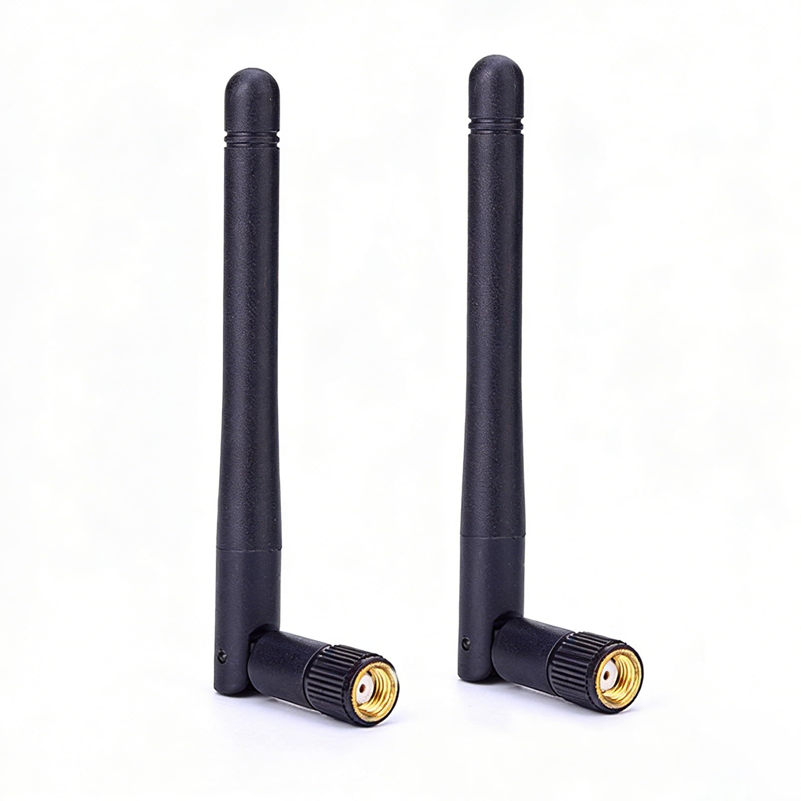 YANAJIAJIA 2 Pack WiFi Antenna RP-SMA WiFi Aerial 2.4GHz 5GHz 5.8GHz 3dBi MIMO RP-SMA Male for PC Desktop Motherboard, Router, Wireless Network Card and PCI-E - High Gain Signal Booster