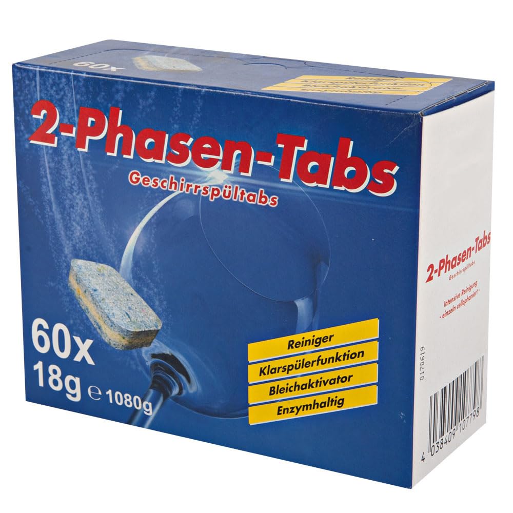 300 Stück Spülmaschinentabs 2in1, weiß, Gewicht: 60 x 18g