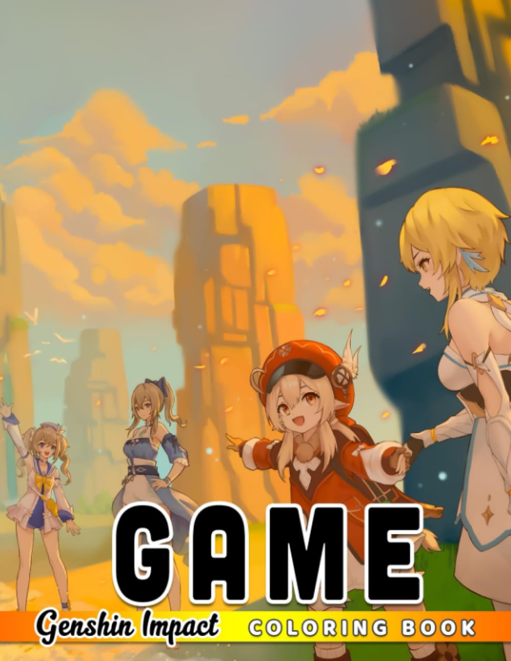 Game Coloring Book: Amazing Activity with Game to Draw for Kids and Childs | 30+ Pages to Birthday, Holiday Gift to Relaxation with Stress Relief