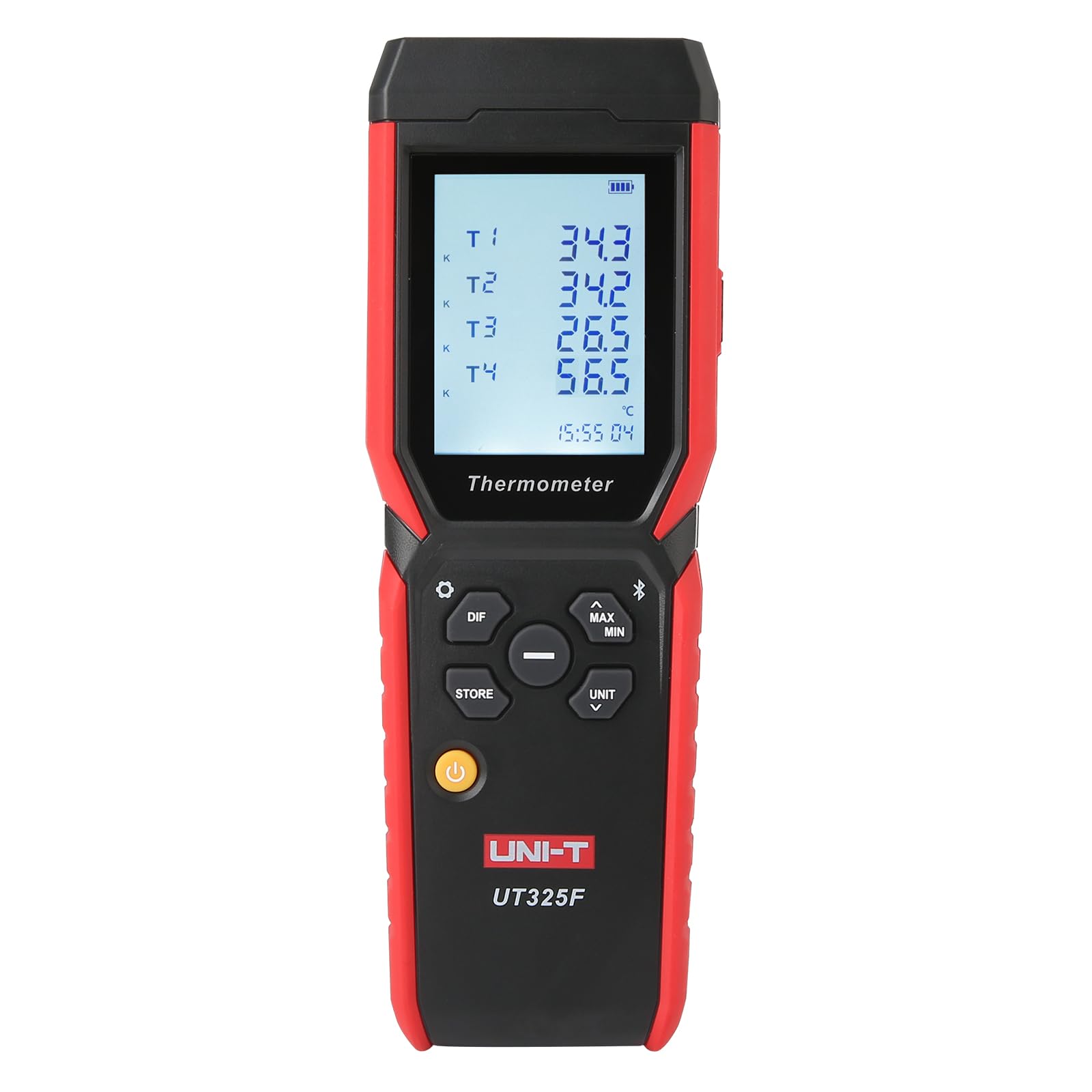 UNI-T UT325F Intelligent Industriell Klasse 4-Kanal Thermoelement Thermometer/J,K,T,E,R,S,N Typ Sonde Bluetooth Daten Lagerung
