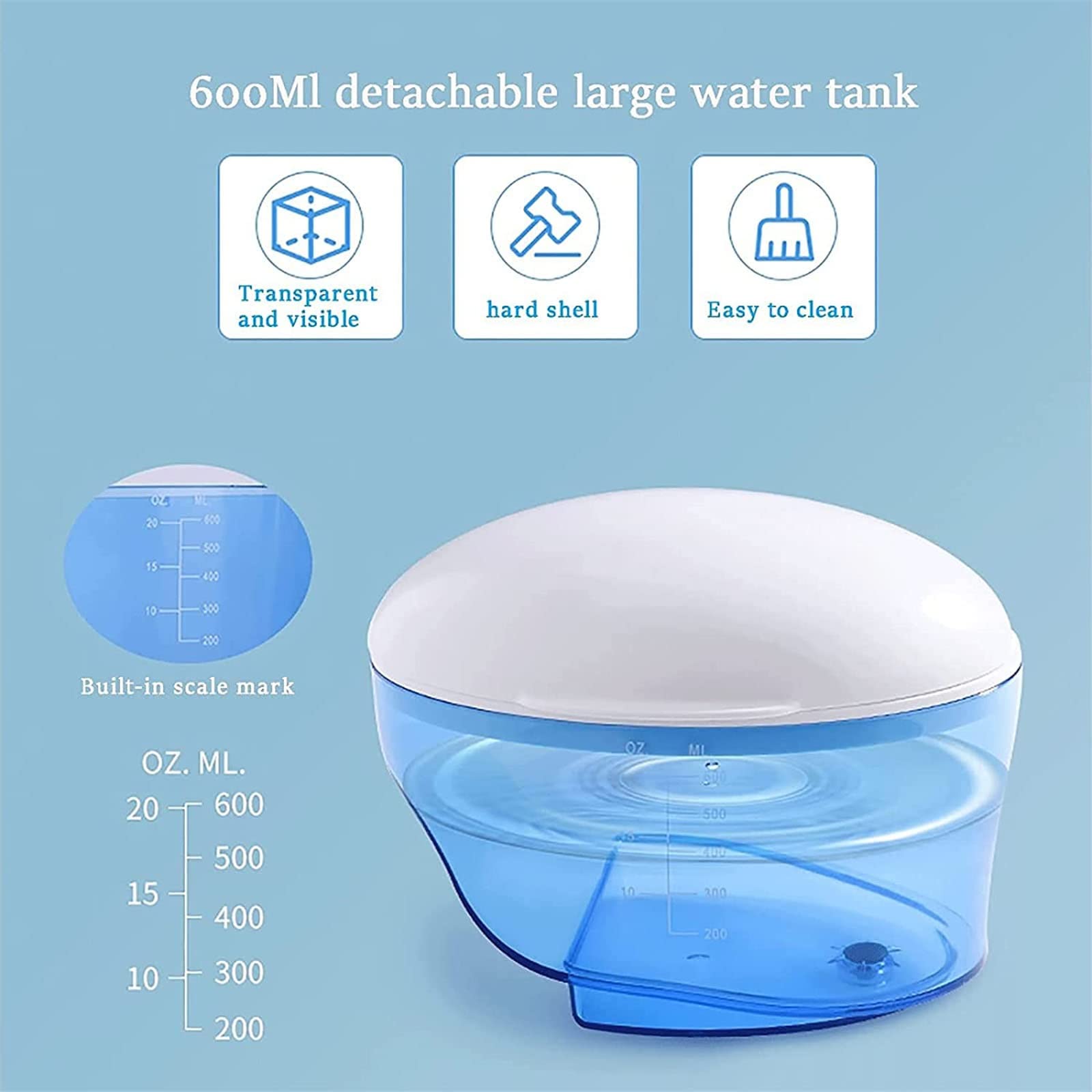 Sinus Rinse Kit, Elektrischer Neti Topf, Nasenspülung Sinus Rinse Kit, mit Vier Ausläufen, zur Linderung von Nasennebenhöhlen und Allergien