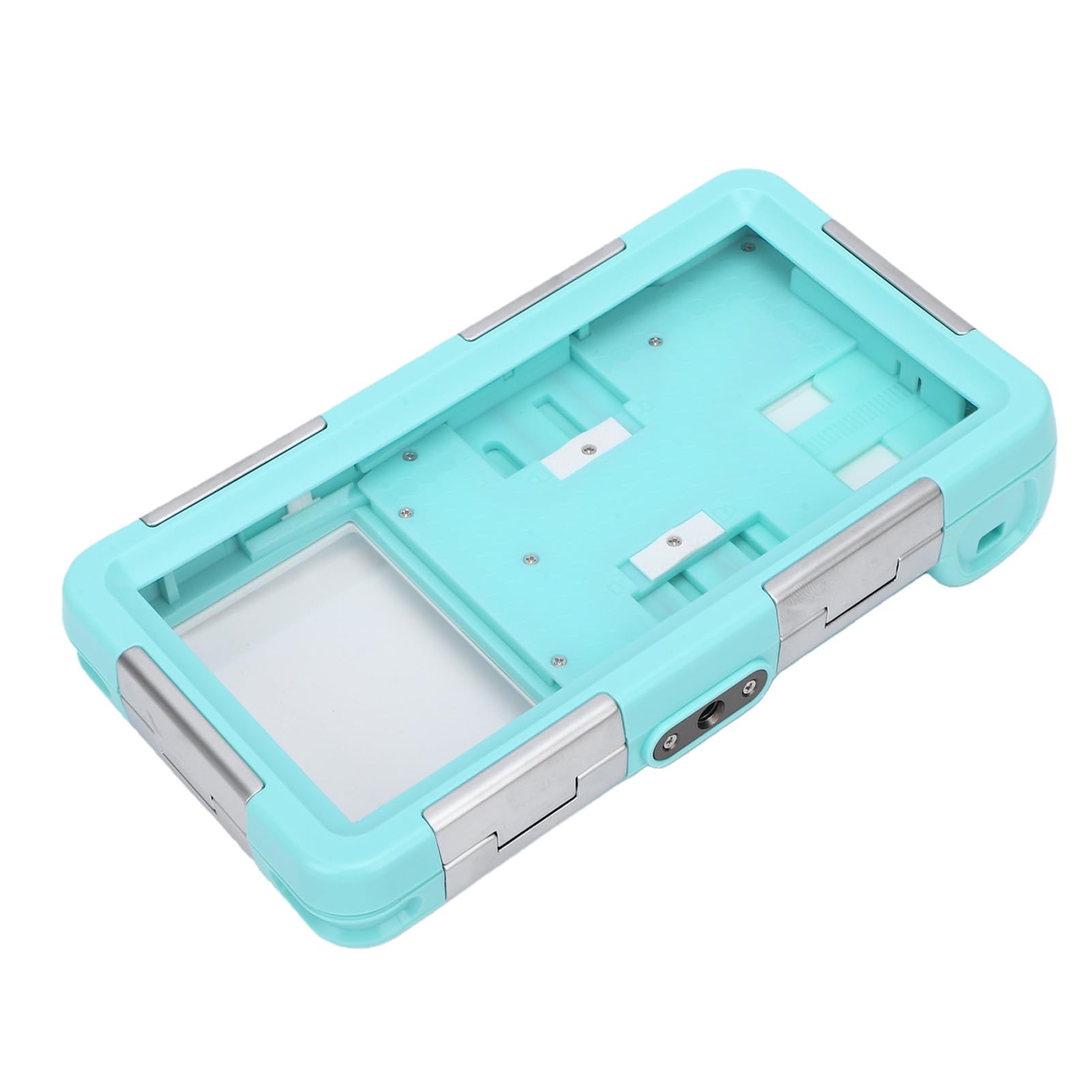 Ejoyous Funda para Teléfono de Buceo Funda Subacuática de TPU para Teléfonos de 4,7 a 6,9 Pulgadas IP68 15 M para Snorkel Foto Video Apto para 17 16 15 y S25 S24 Ultra (Azul y Blanco)
