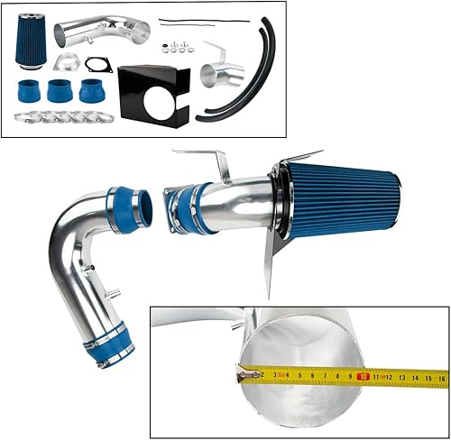 Miniatura 9 de PHILTOP Kit de admisión de aire frío para Ford F150 1997-2003, Expedition 1997-2003, Navigator 1998-1999, F250 1997-1999 (azul) Azul,Rojo -,Rojo y
