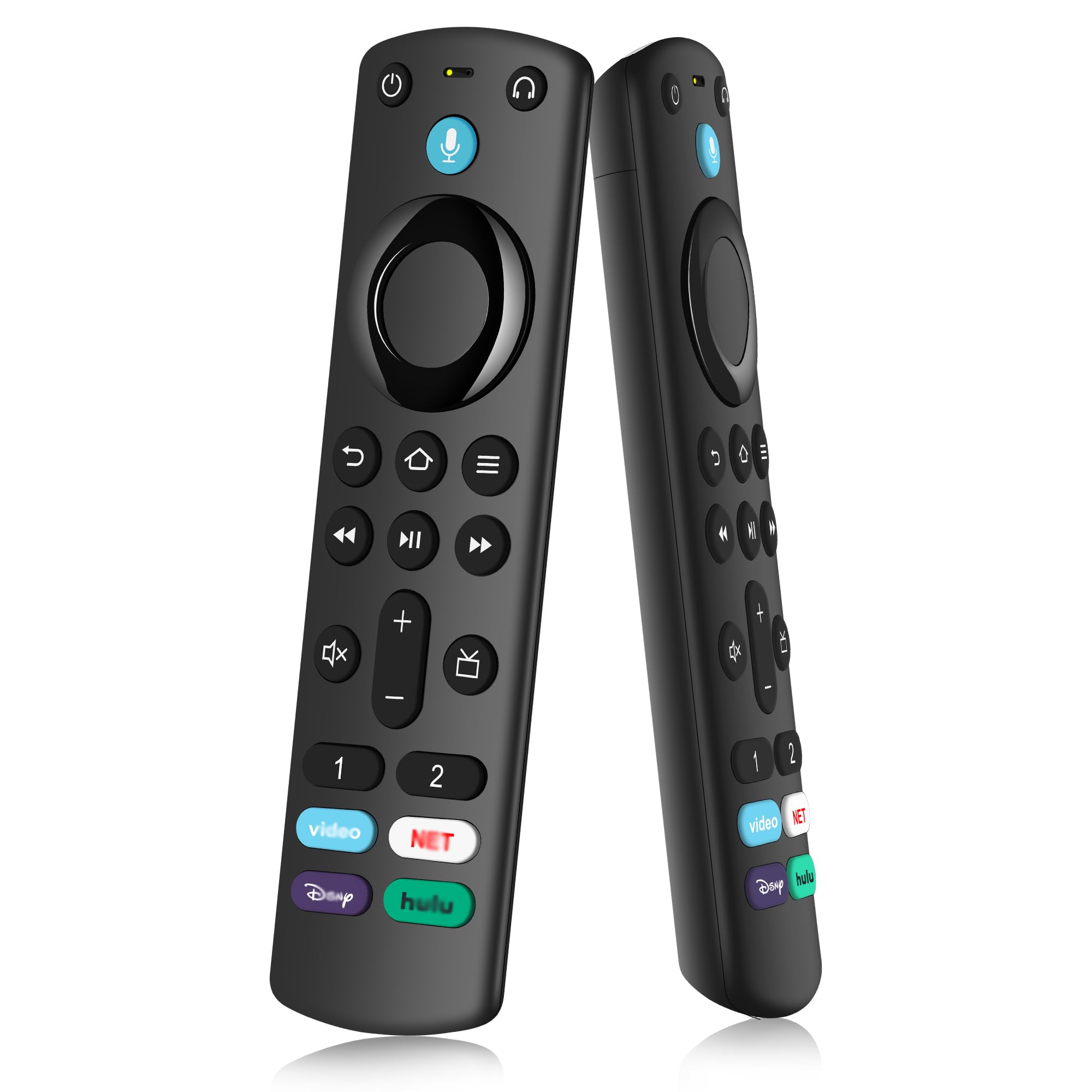 Replacement Remote Control for Insignia-Fire-TV-Stick Series, Stick 4K/HD/Lite/4k Max(2nd Gen) & 3rd Gen Smart TV and Cube Remote with Voice Search, Firestick 2nd/3rd Gen