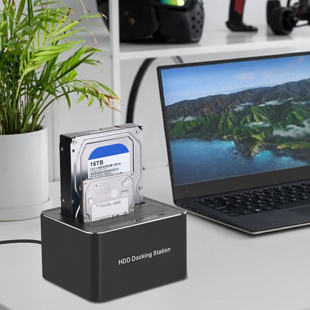 Base para Disco Duro Sata a USB 3.0 Clonación Offline