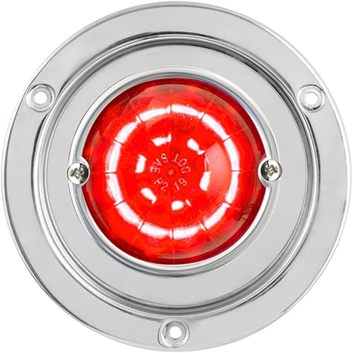 Miniatura 28 de GG Grand General 81918 Green/Clear Classic Watermelon 18 LED Light with Stainless Steel Flange Mount Bezel