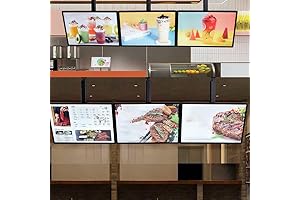 60x40cm Menu Light Box, LED Backlit Hand Screen Wall Mounted