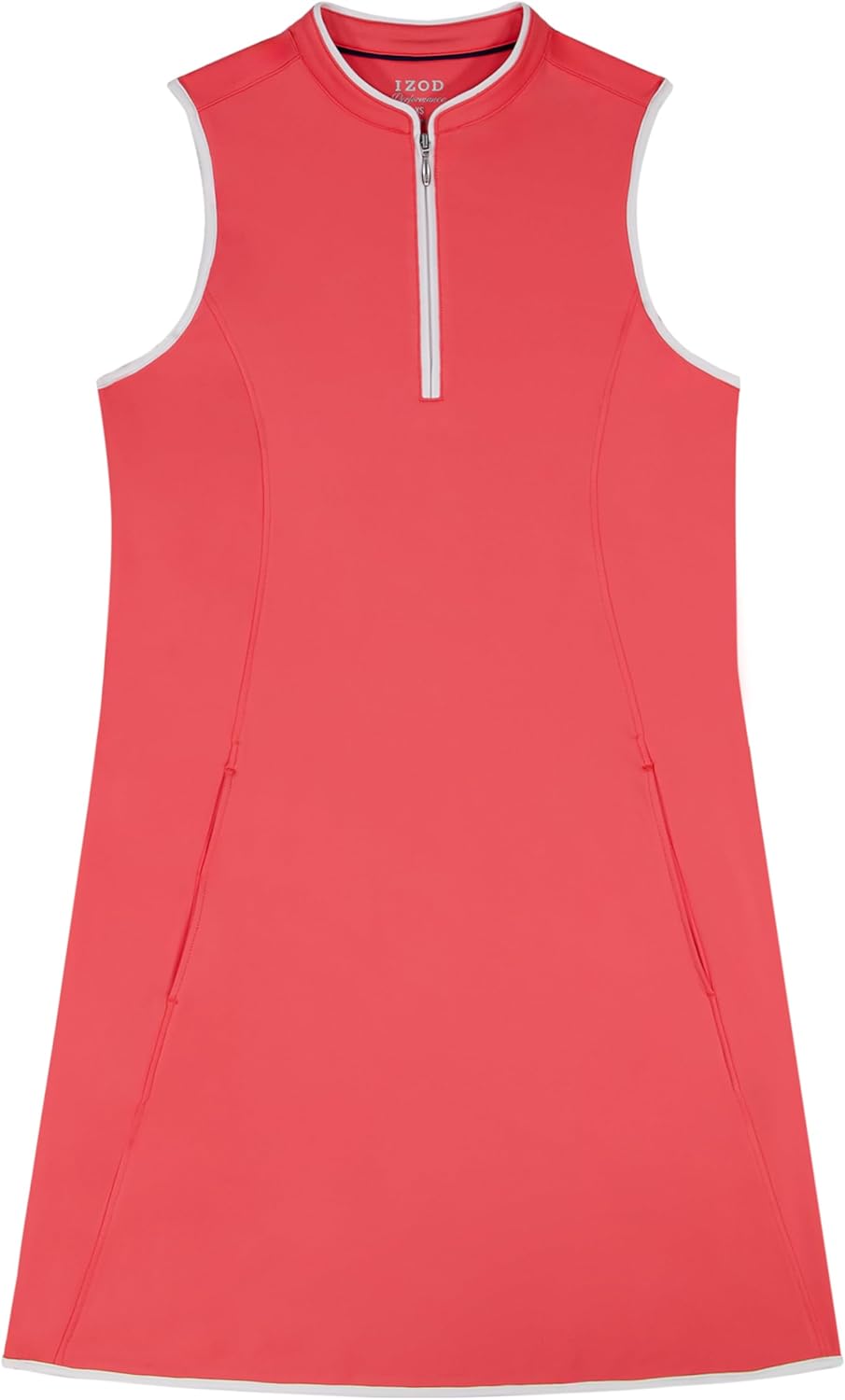 Izod Women's Quarter Zip Sleeveless Athletic Dress