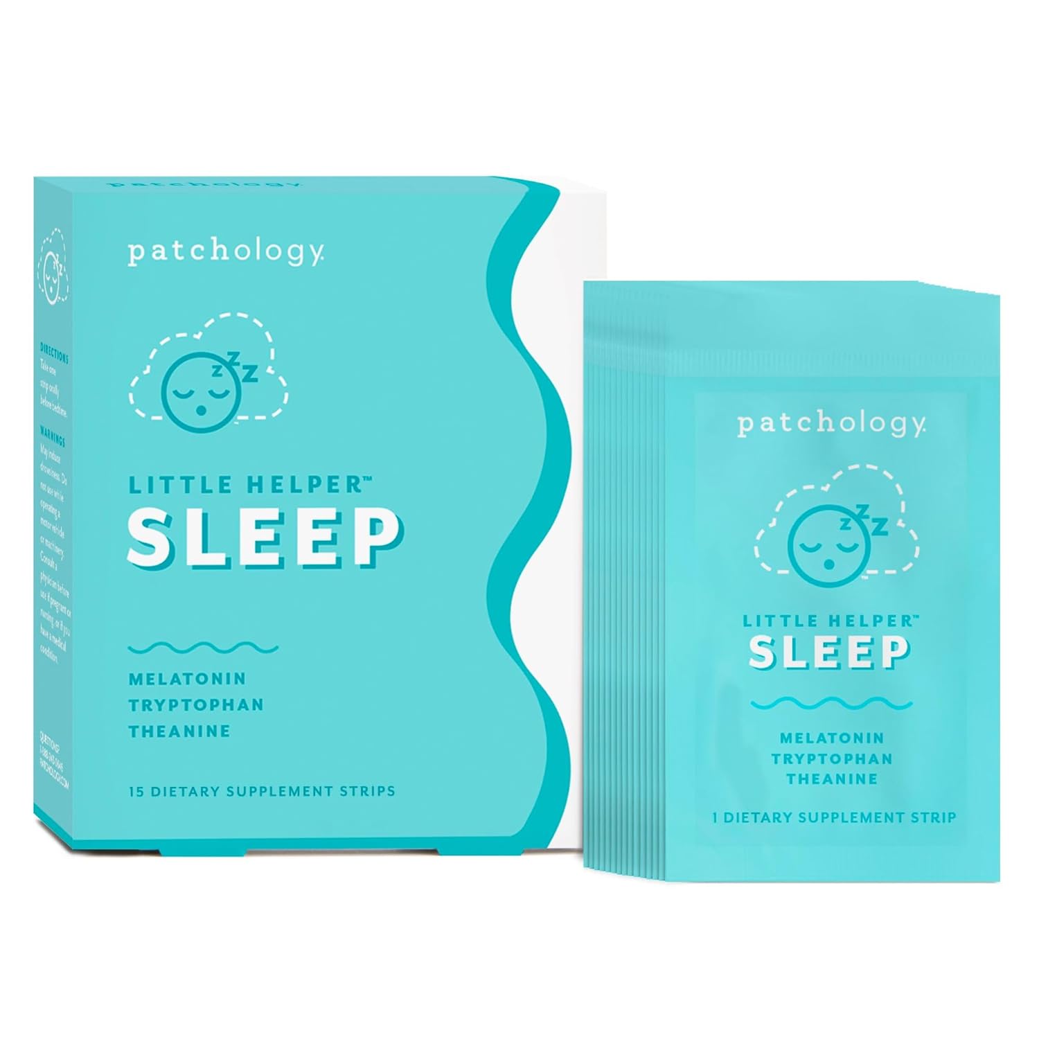 Patchology Little Helper AllNatural Supplement Strips