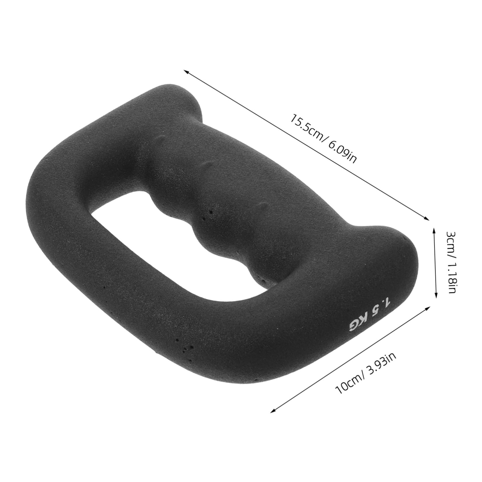 Healeved Manubrio Ergonomico Forma di Mano con Impugnatura per Allenamento Fitness per Esercizi di Forza e Tonificazione Muscolare