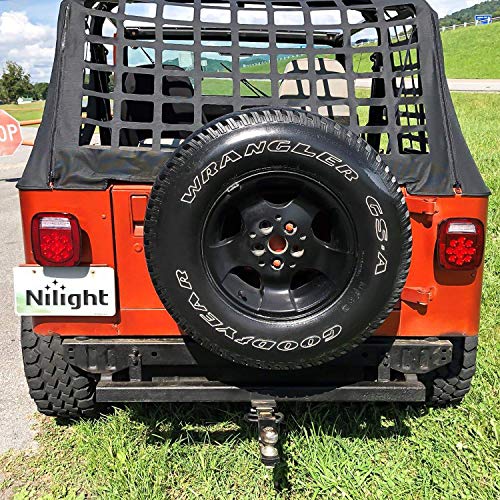 Image of Nilight - TL-21 2PCS 39 LED Universal Stop Turn Tail Light for Truck Trailer Boat Jeep, 12V Stud Mounted Red /White Lamp