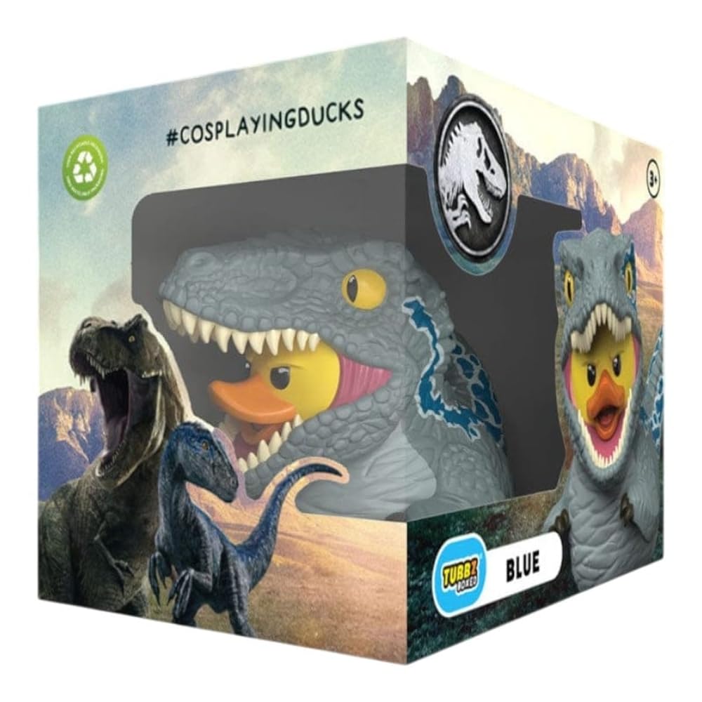 TUBBZ Boxed Edition: Jurassic World - Blue Cosplaying Rubber Duck Vinyl Figure