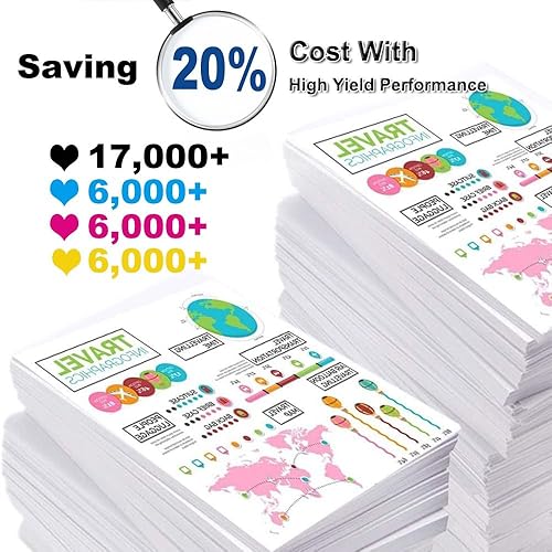 Miniatura 2 de Credibility Store Paquete de 1 cartucho de tóner negro compatible con alta capacidad 842091 utilizado para impresora Ricoh MP C306 MP C307 MP C406