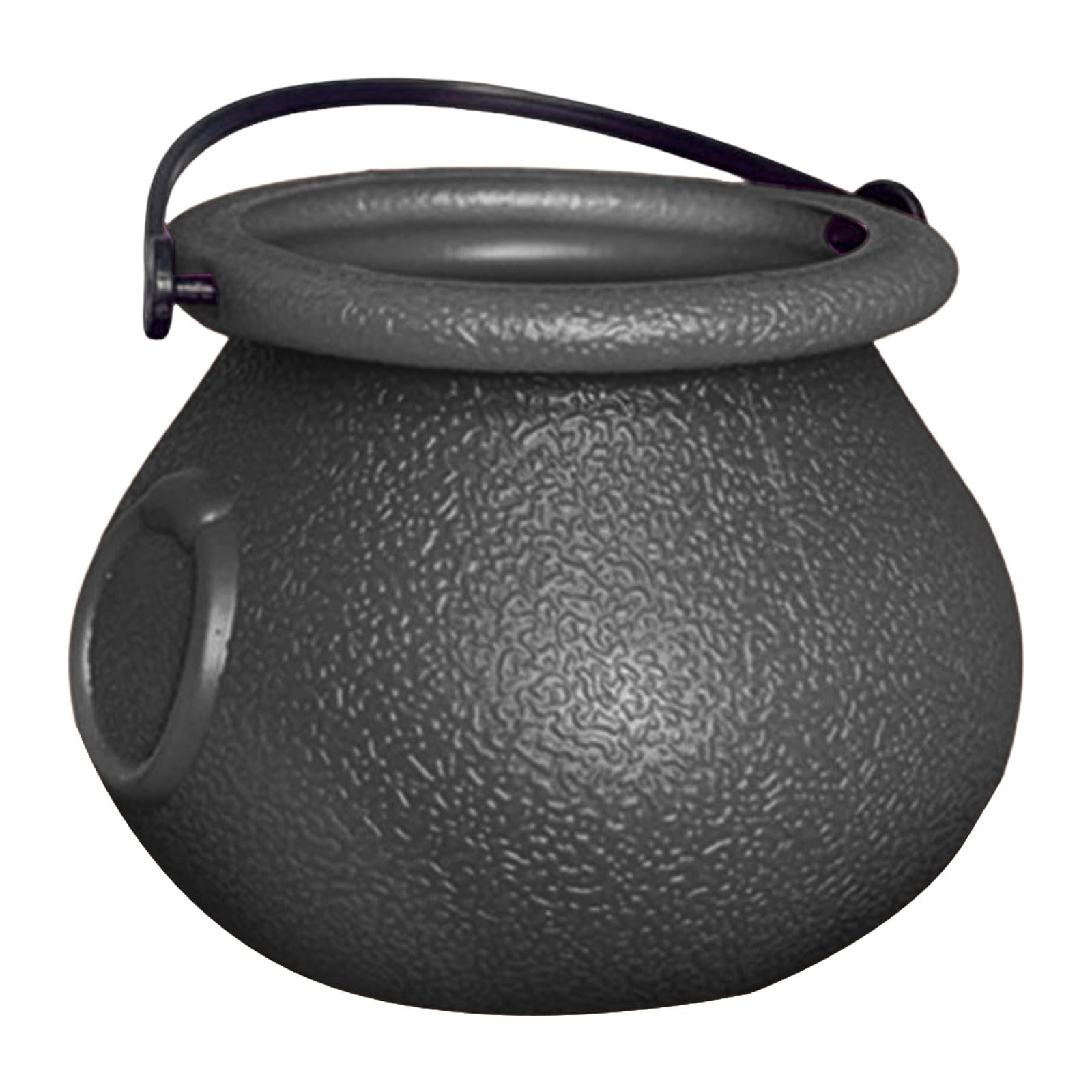 Corlidea Black Cauldron Bucket, Halloween Candy Bowl, Witch Cauldron Sweets or Treats, Halloween Decorations and Party Accessories