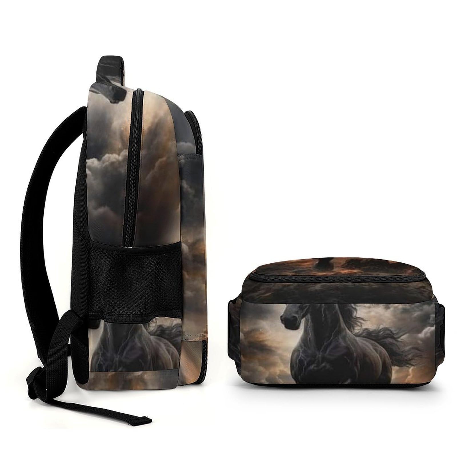 Pferd Kinderrucksäcke Pferd Schulrucksack Für Kinder Reiserucksäcke Büchertaschen Jungen Mädchen Schultasche One Size