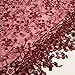 YOUR SMILE Lightweight Soft Leaf Lace Fringes Triangular Floral Fashion Towel Scarf Wrap for Women (Wine red)