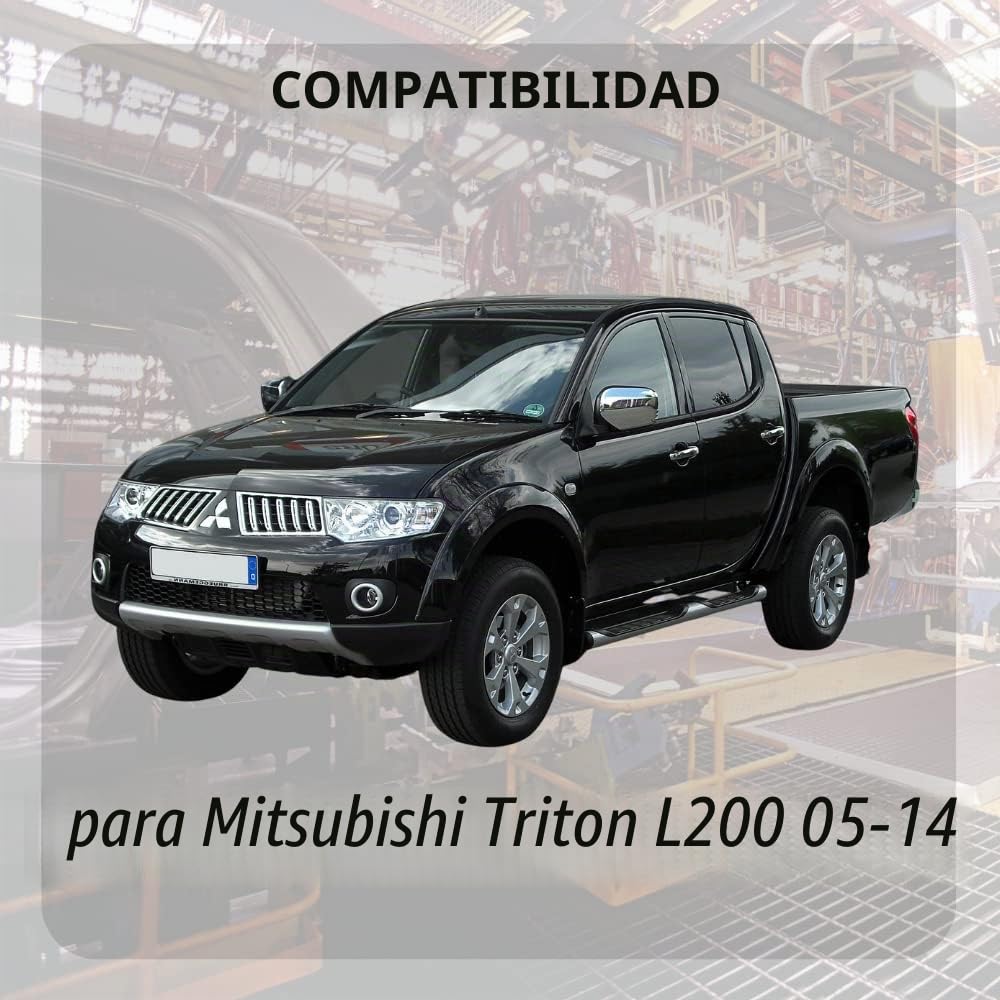 JINGLING Espaciadores de suspensión delantera de 32 mm y bloques de suspensión trasera de 51 mm Kits de elevación para Triton L200 2005-2014 Raise Adapter Strut Spring (delantero y trasero)