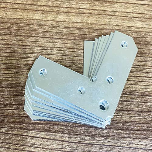 L型金具 L字金具 アングルブラケット L字平折れ プレート金具 メッキ加工あり L型 60mmx60mmx1.5mm 家具用留め具 (10個入り) L型金具 L字金具 アングルブラケット L字平折れ プレート金具 メッキ加工あり L型 60mmx60mmx1.5mm 家具用留め具 (10個入り)