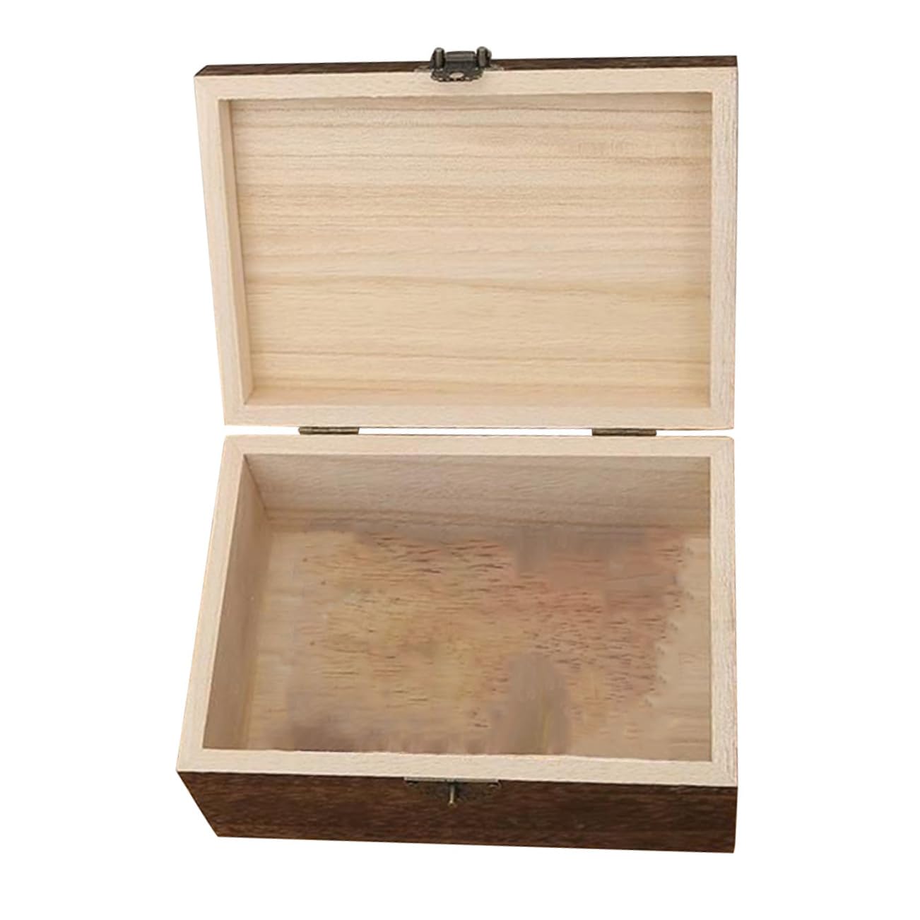 Boîte à bijoux bois coffret antique rétro pour boucles oreilles et colliers